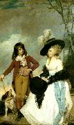 Sir Joshua Reynolds miss gideon and her brother, william oil painting picture wholesale